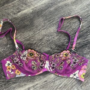 NWOT Mod Poppy Balconette Bra